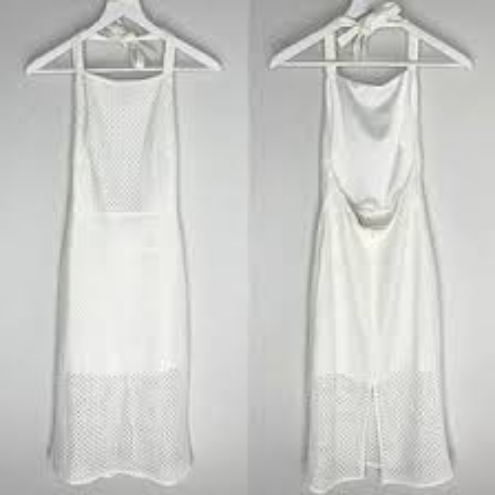 Line & Dot Spring Life Apron Dress - Picture 2 of 4